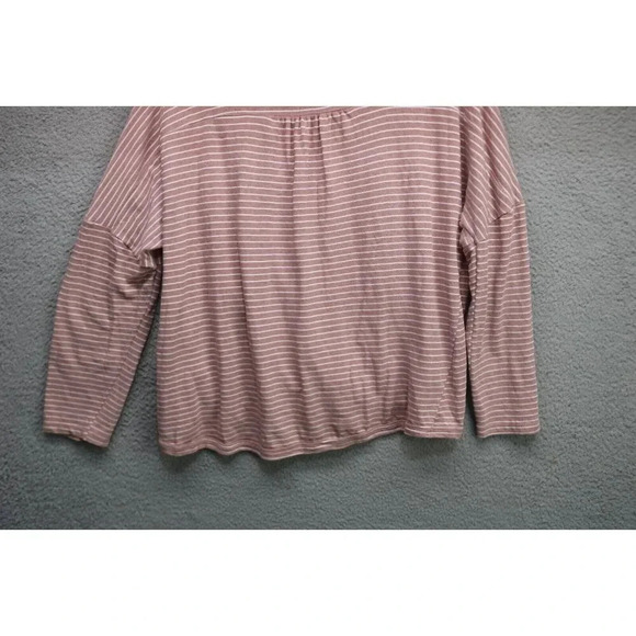 Umgee Striped Dolman Sleeve Pullover Top-Size Large-Hi Lo - Picture 8 of 8